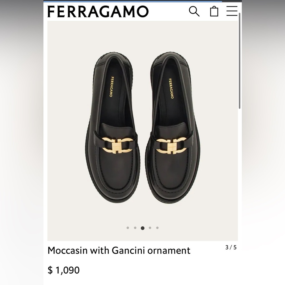 Ferragamo Rolo Lug Loafer